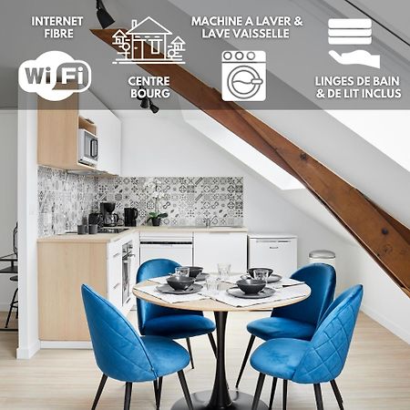 Le Grand Bleu - Wifi Fibre/Linge/Acces Cour Lägenhet Vallons-de-l'Erdre Exteriör bild